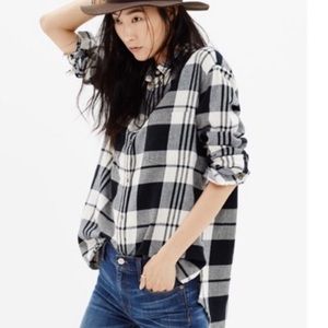 Madewell Oversized Plaid Shirt